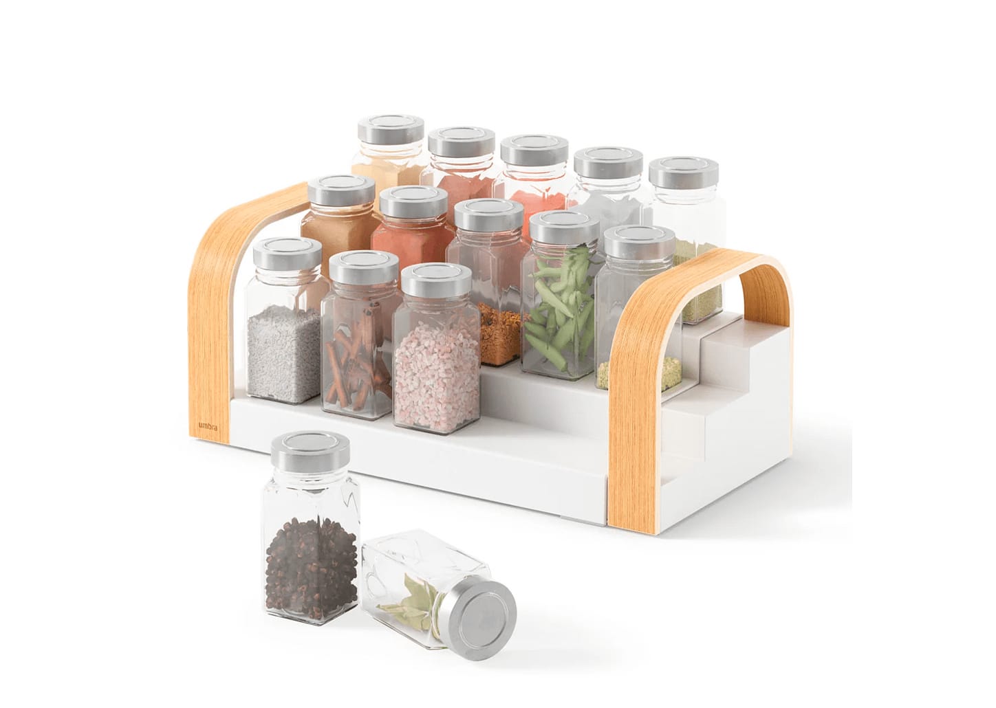 Organizador Umbra Bellwood 3 Níveis Branco 28x17x13cm