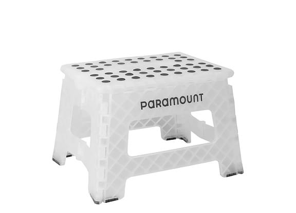 Banqueta Dobrável Antiderrapente Clear 29x22cm