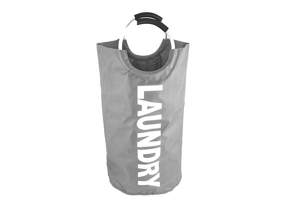 Cesto Para Roupa Com Alça Laundry Cinza 51x71cm