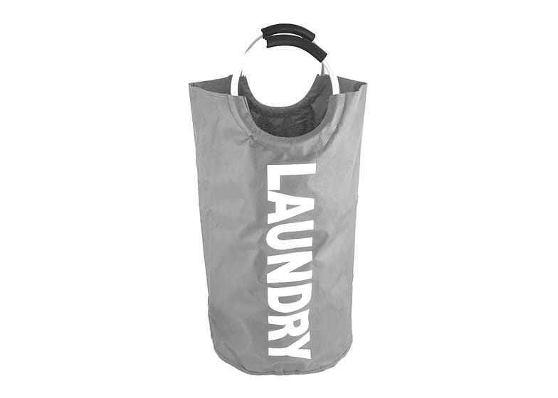 Cesto Para Roupa Com Alça Laundry Cinza 51x71cm