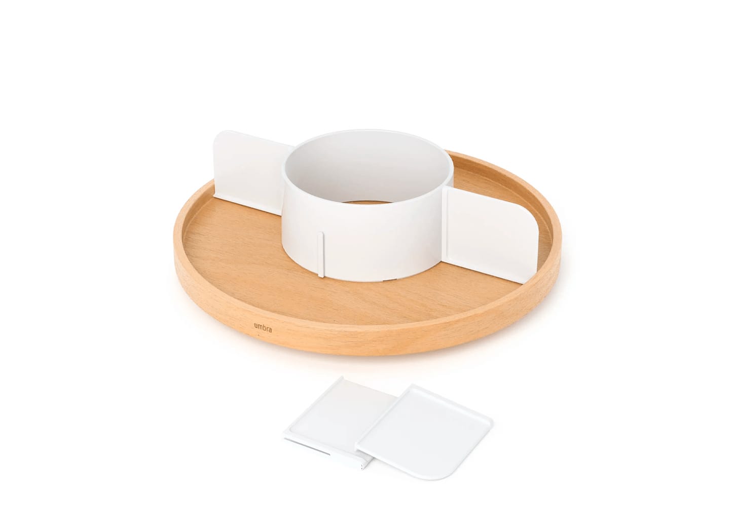 Organizador Giratório Bellwood Umbra Branco 30x9,5cm