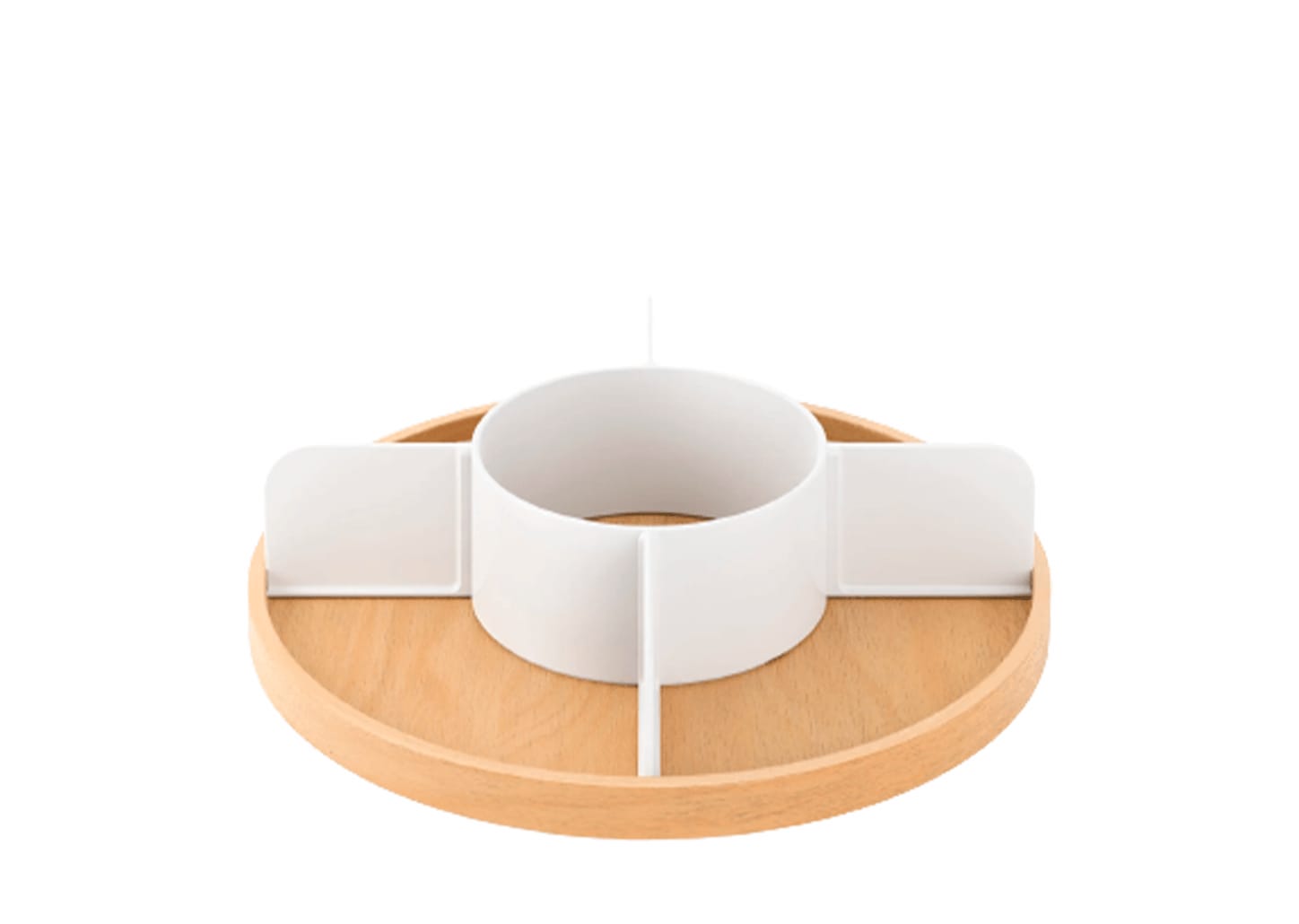 Organizador Giratório Bellwood Umbra Branco 30x9,5cm