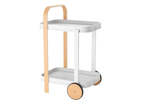 Carrinho Organizador Bellwood Umbra Branco 53x44x80cm