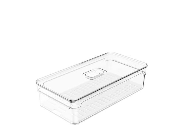 Pote De Acrílico Ou Clear Fresh Natural 30x15x7cm 2,8l