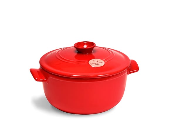 Caçarola De Cerâmica Emile Henry Vermelha 26cm