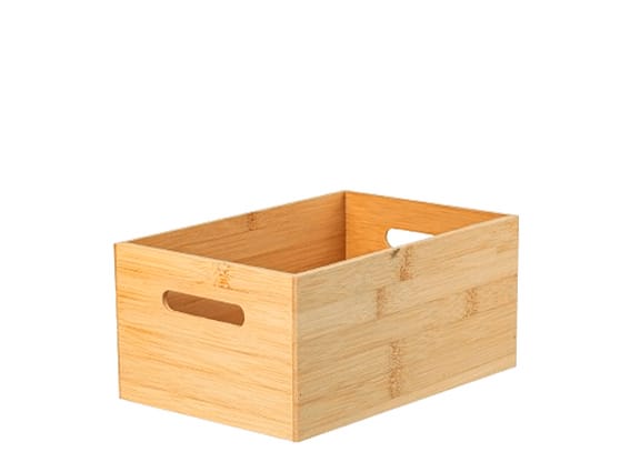 Caixa Organizadora De Bambu Ou Kepp 24x32x15cm