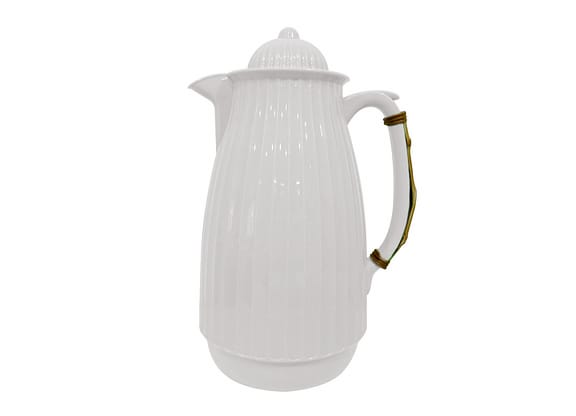 Garrafa Térmica Bambu Branca 1l