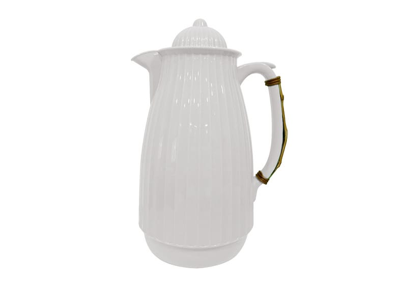 Garrafa Térmica Bambu Branca 1l