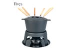 Fondue De Ferro Fracalanza Preto 11pçs