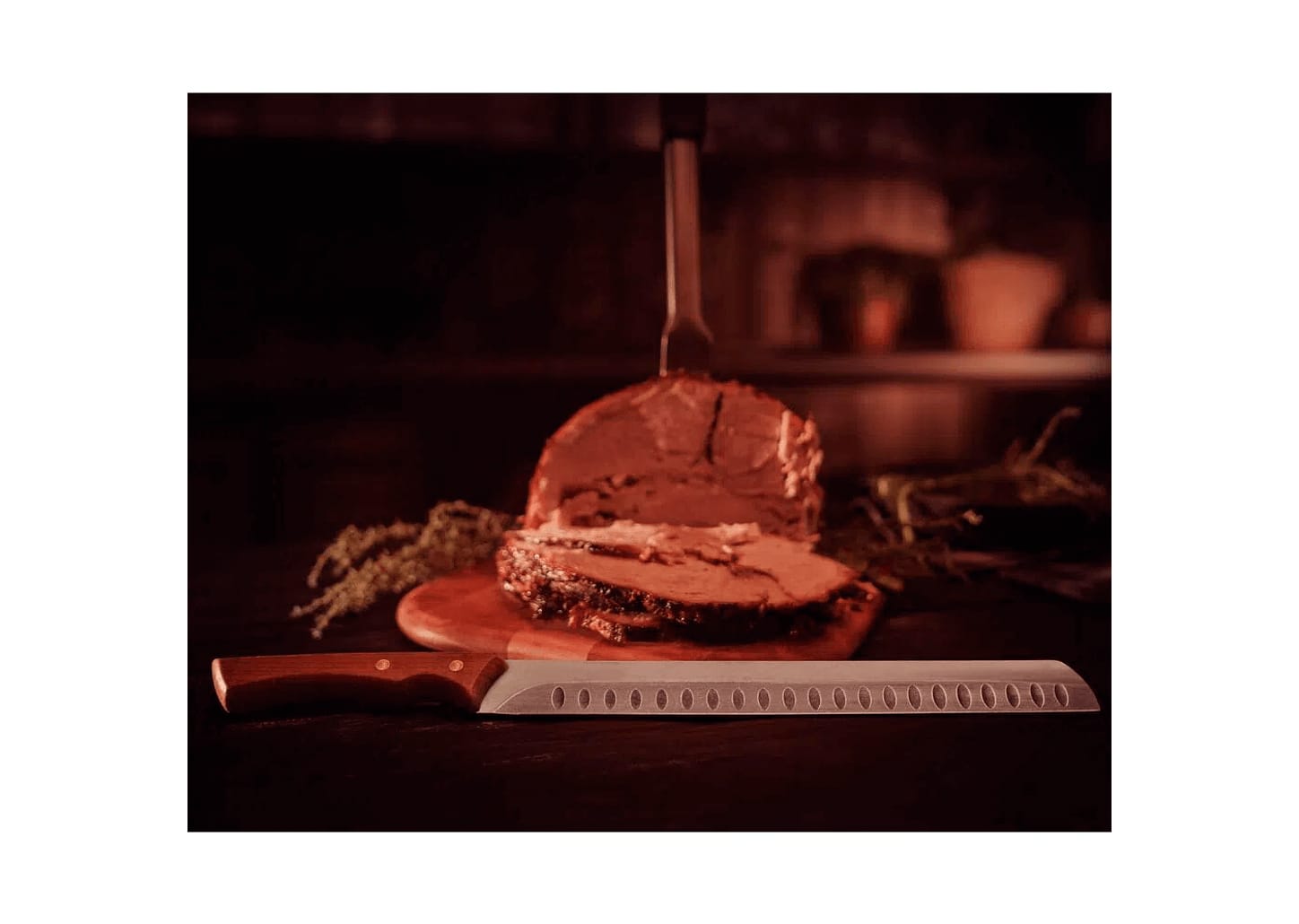 Faca Para Fatiar De Aço Inox Tramontina Black 43cm