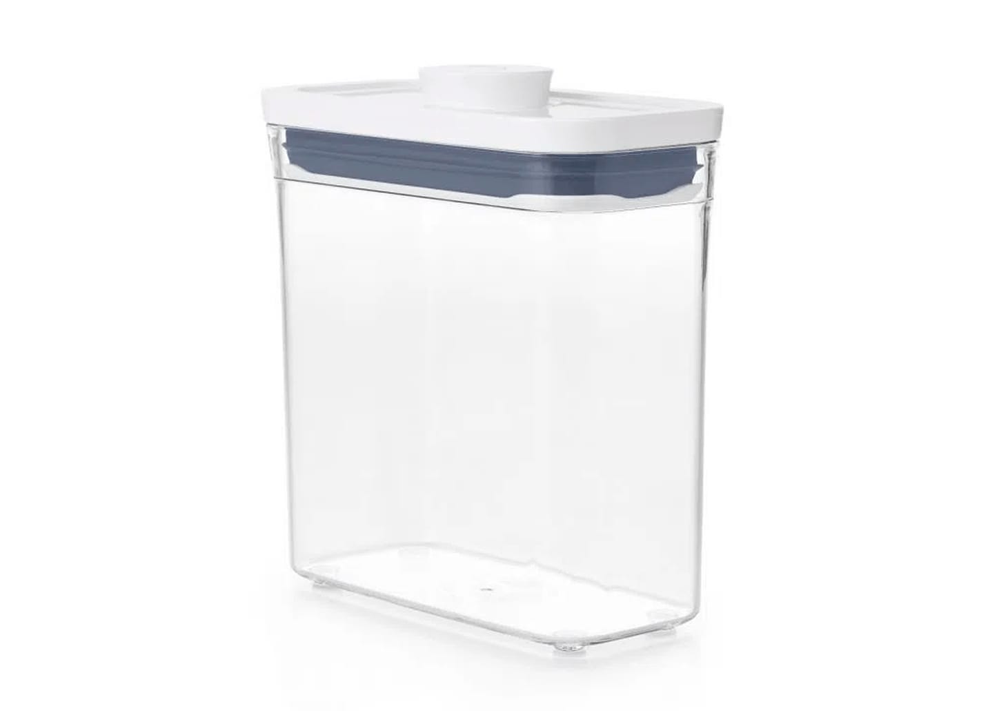 Pote Hermético De Acrílico Pop Oxo Retangular 1,1l