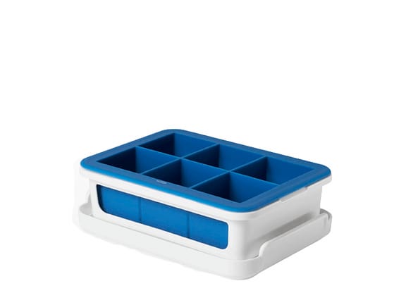 Forma De Gelo De Silicone 6 Cubos Oxo 19x13x6,5cm