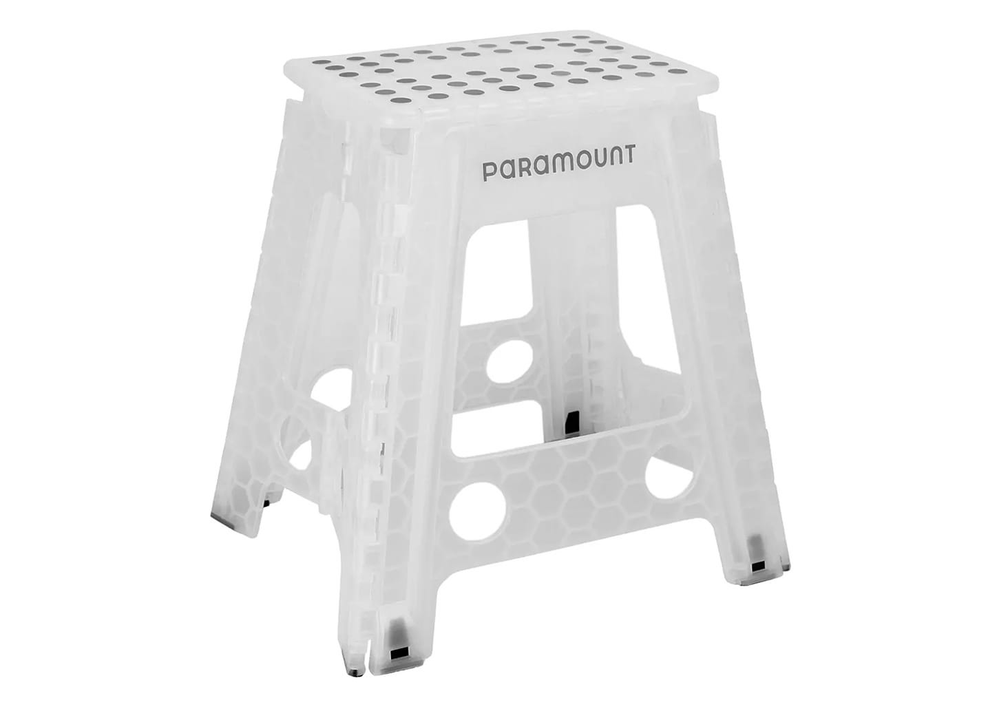 Banqueta Dobrável Antiderrapente Clear 29x22x45cm