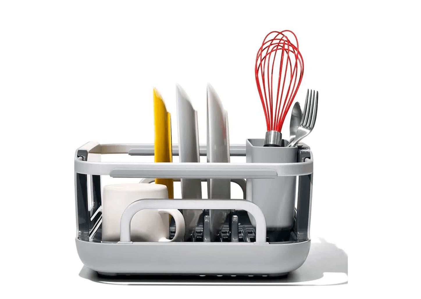 Escorredor De Louça Extensível Oxo Cinza 15x38x29,5cm