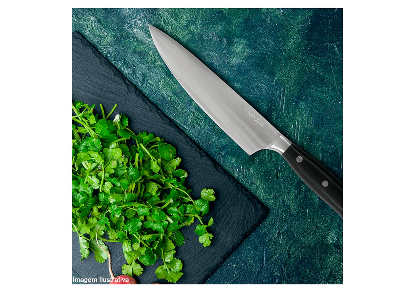 Faca Do Chef De Aço Inox Nirosta 25cm