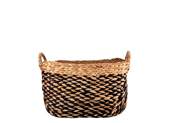 Cesto De Fibra Natural Mundi 36x23x32cm