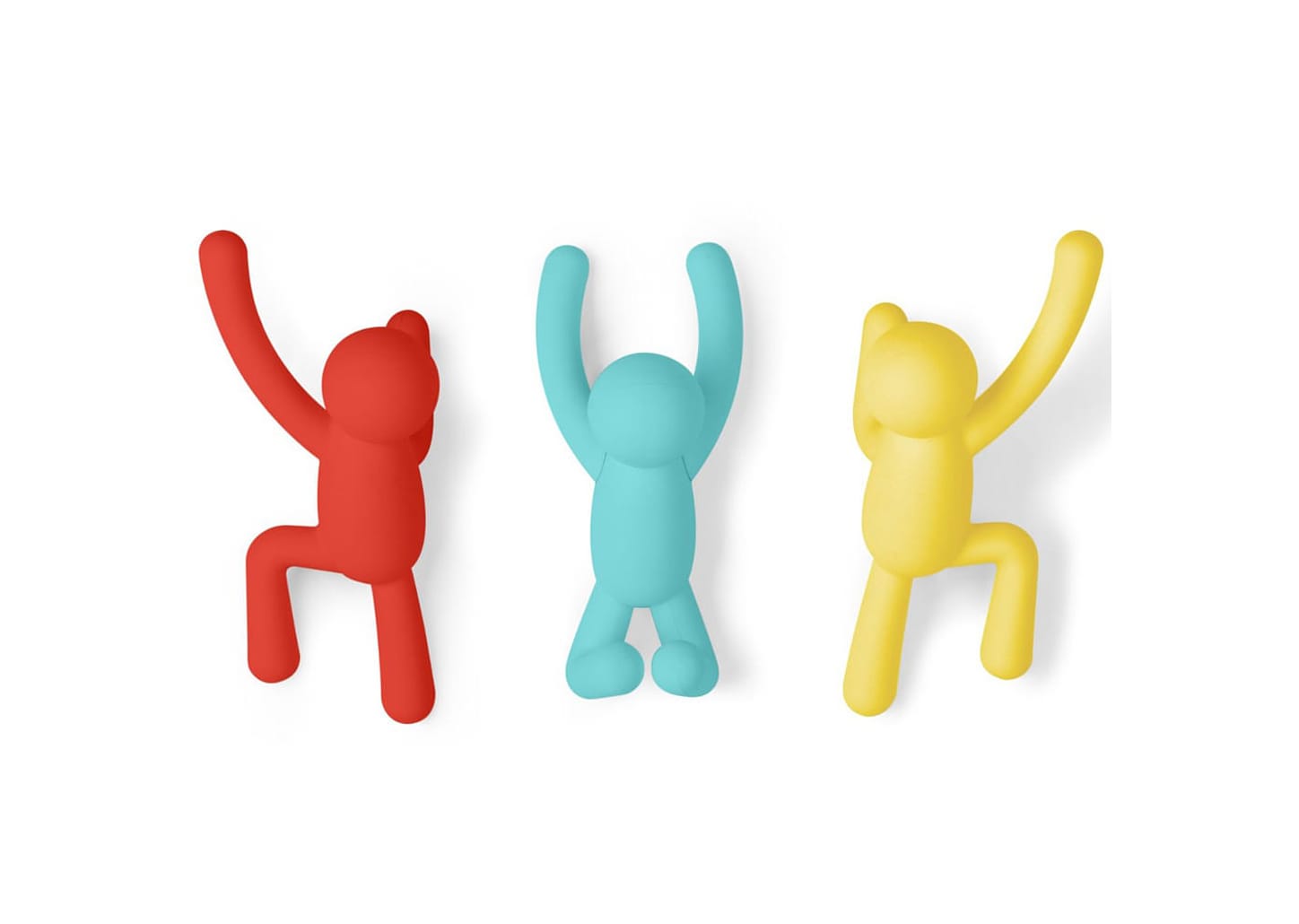 Cabideiro De Parede Buddy Umbra Color 3pçs