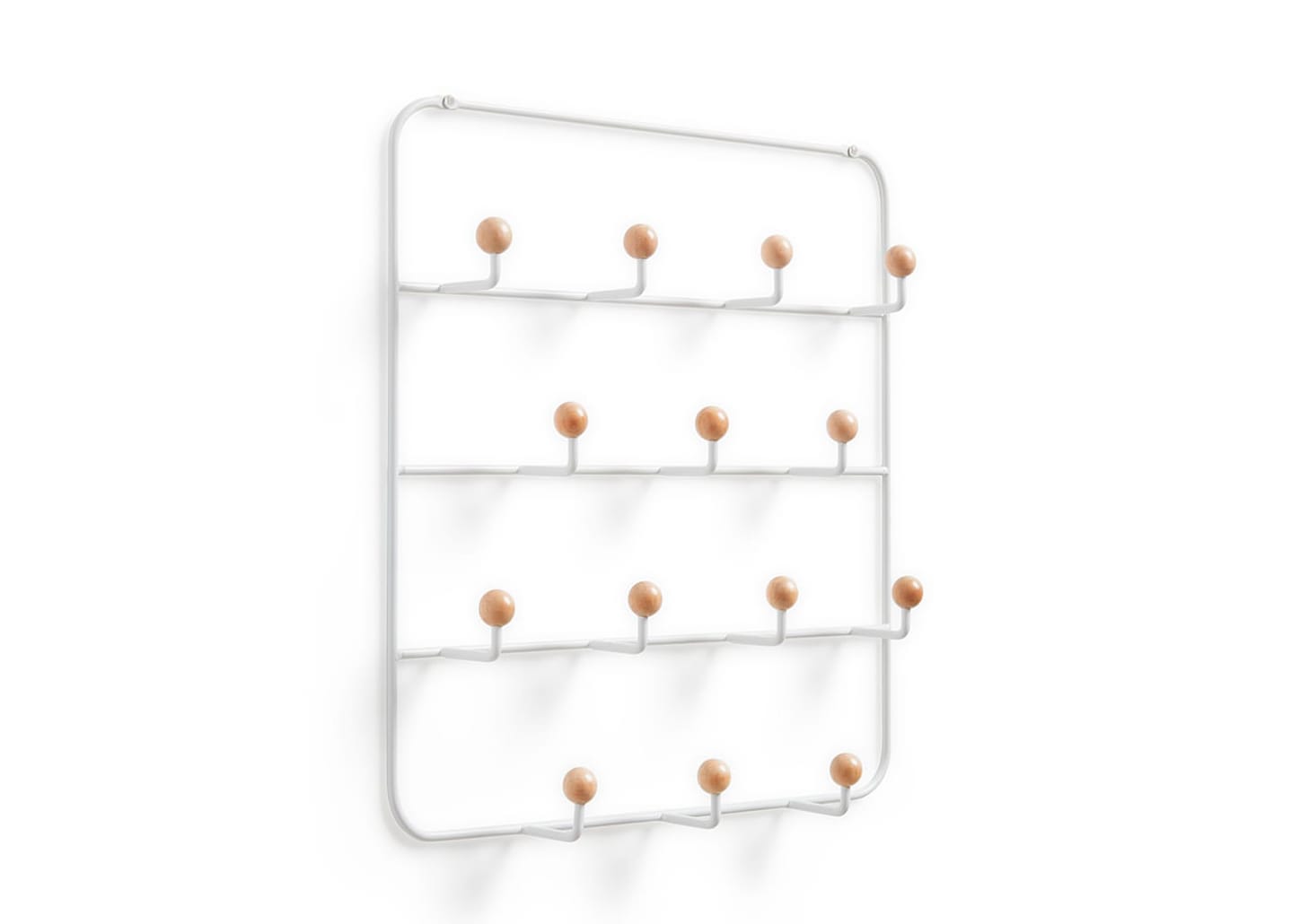 Cabideiro Para Porta Com 14 Ganchos Umbra Branco 36x36cm