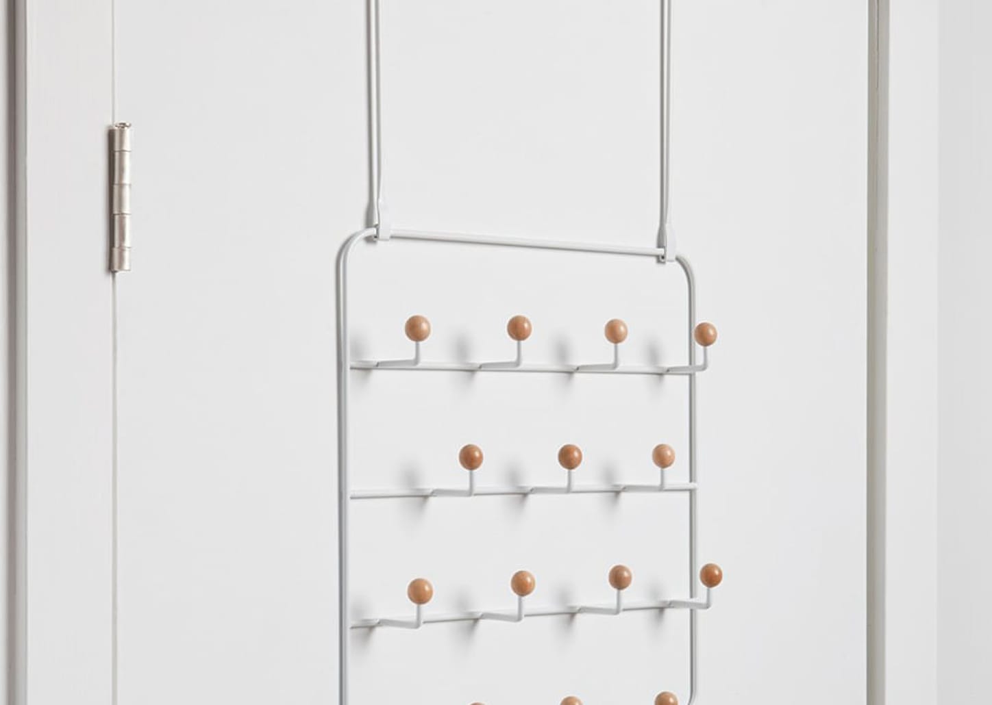 Cabideiro Para Porta Com 14 Ganchos Umbra Branco 36x36cm