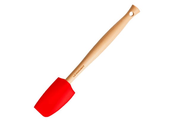 Espátula De Silicone E Madeira Le Creuset Craft Vermelha 28cm