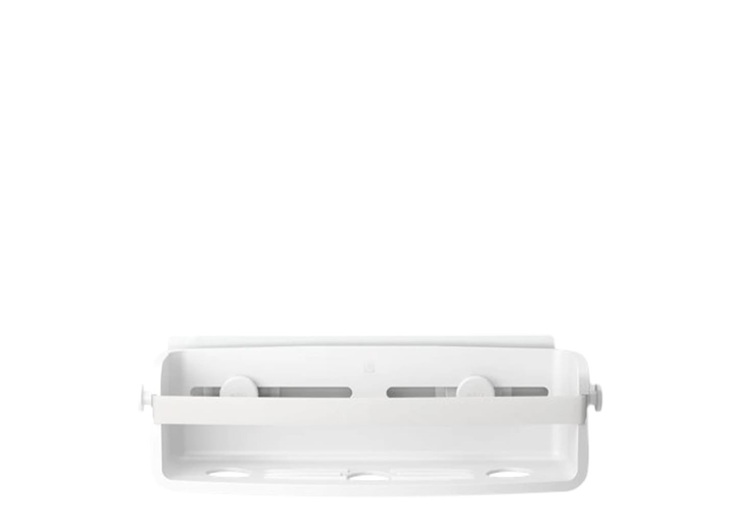 Porta Shampoo Umbra Flexível Branco 33x12x9cm