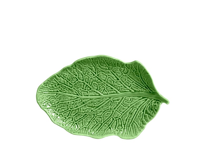 Mini Prato De Cerâmica Couve Verde 16cm 4pçs