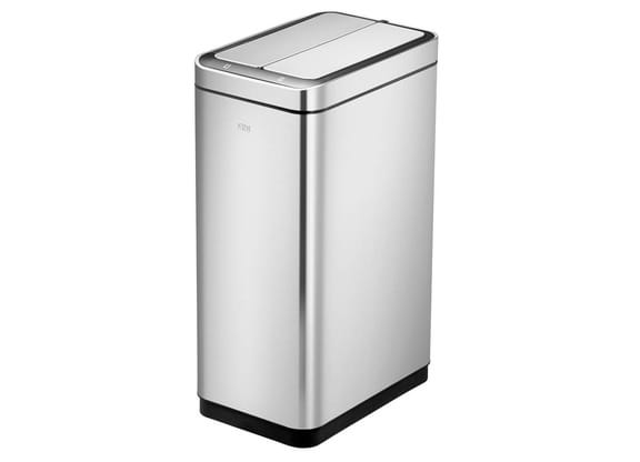 Lixeira De Aço Inox Com Sensor Ecofly 30l