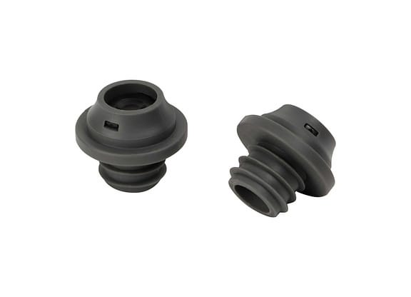 Kit 2 Rolhas De Silicone Le Creuset Black Onyx