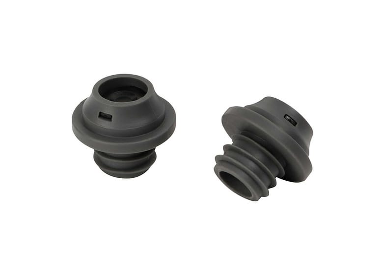 Kit 2 Rolhas De Silicone Le Creuset Black Onyx