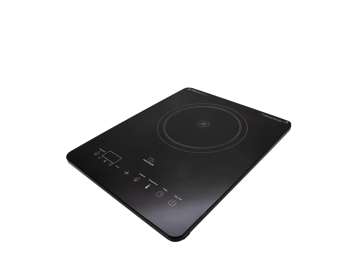 Cooktop De Indução Portátil Preto 35x28x6cm 127v 1300w