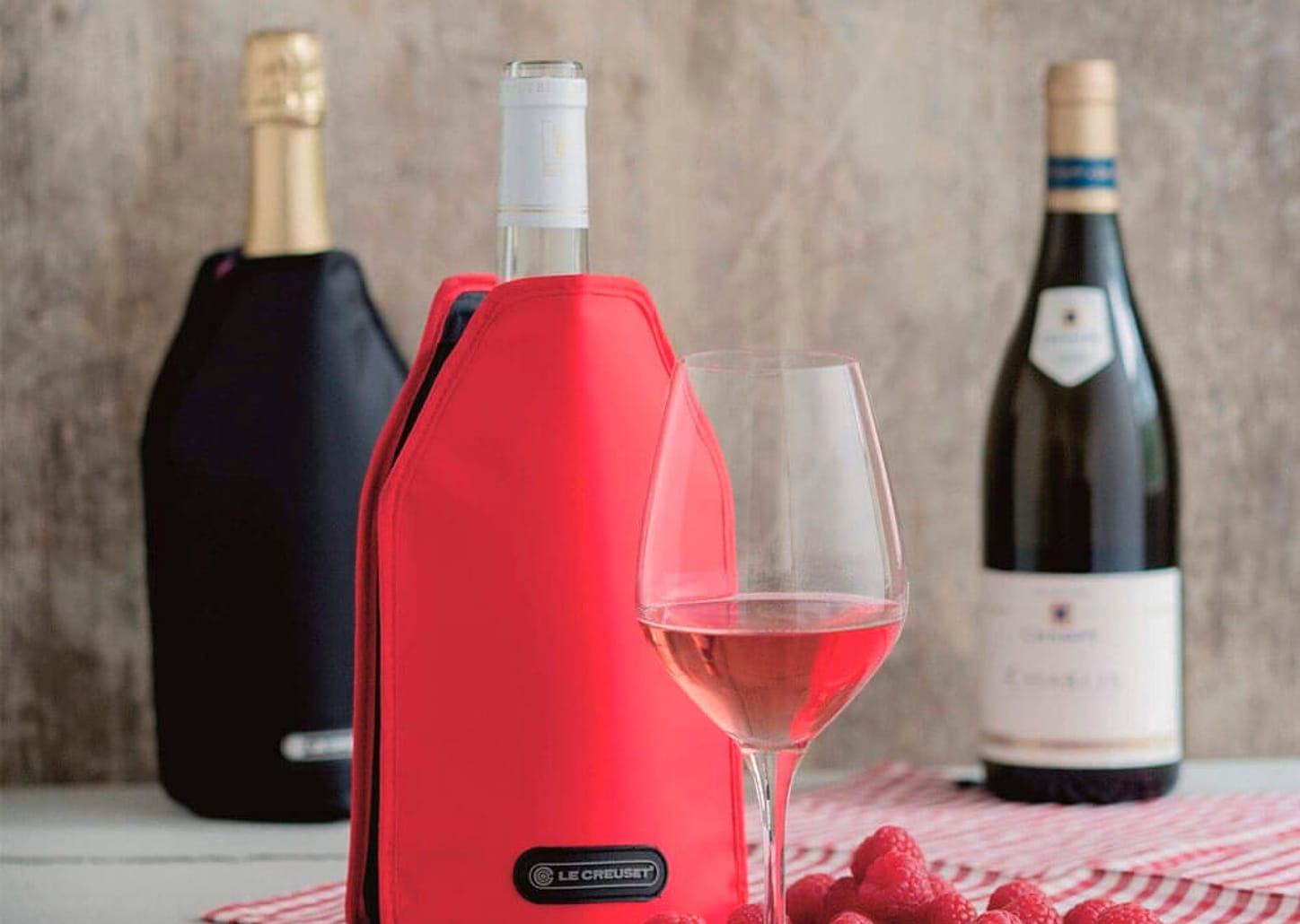 Cooler Sleeve Le Creuset Matte Black 23,5x13,x5x3cm