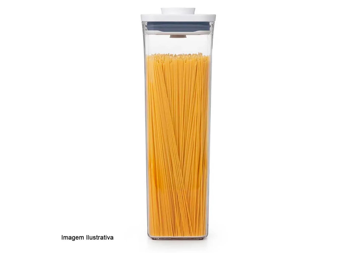 Pote De Acrílico Hermético Pop Oxo Quadrado 2l