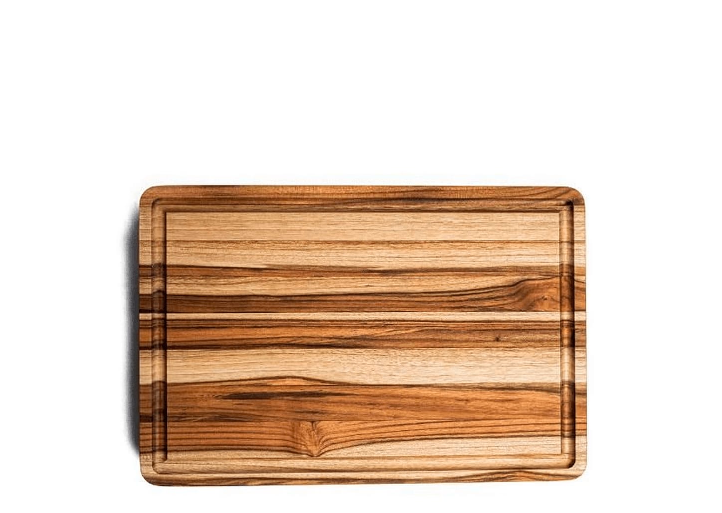 Tábua De Corte De Madeira Teca California 45x30x4cm