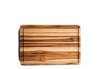 Tábua De Corte De Madeira Teca California 45x30x4cm