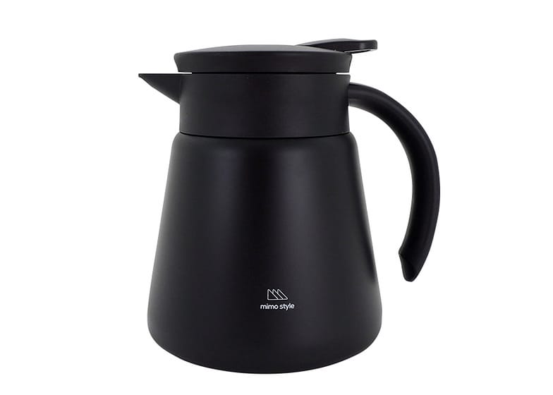 Garrafa Térmica De Aço Inox Daily Preta 600ml