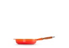 Frigideira De Ferro Com Cabo De Madeira Le Creuset Sauté Laranja 28cm