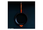 Frigideira De Ferro Com Cabo De Madeira Le Creuset Sauté Laranja 28cm