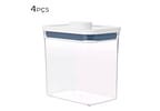 Pote Hermético De Acrílico Pop Oxo 1,6l 4pçs