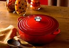 Panela De Ferro Para Risoto Le Creuset Signature Vermelha 30cm