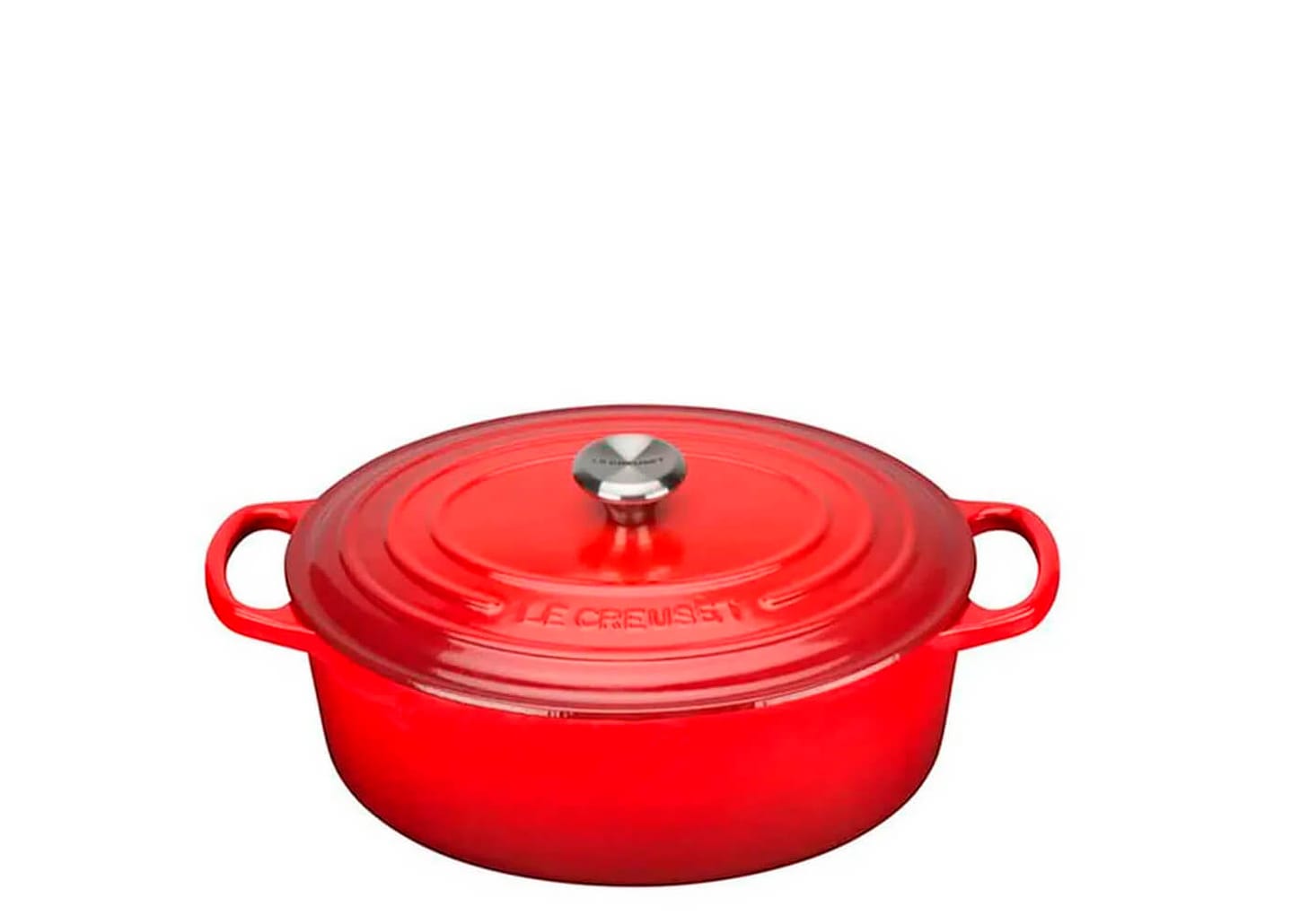 Panela De Ferro Para Risoto Le Creuset Signature Vermelha 30cm