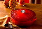 Panela De Ferro Para Risoto Le Creuset Signature Vermelha 30cm