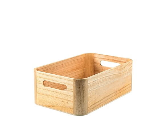 Caixa Organizadora De Madeira Ou Domu Keep 24x13x7,6cm