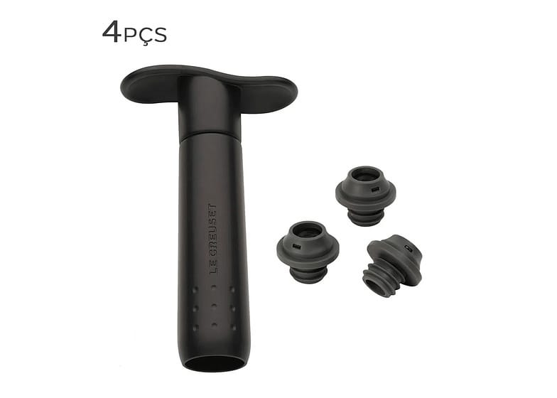 Bomba A Vácuo Le Creuset Preto 4pçs