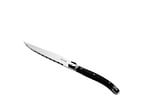 Cepo De Facas De Aço Inox Laguiole Preta 23cm 6pçs