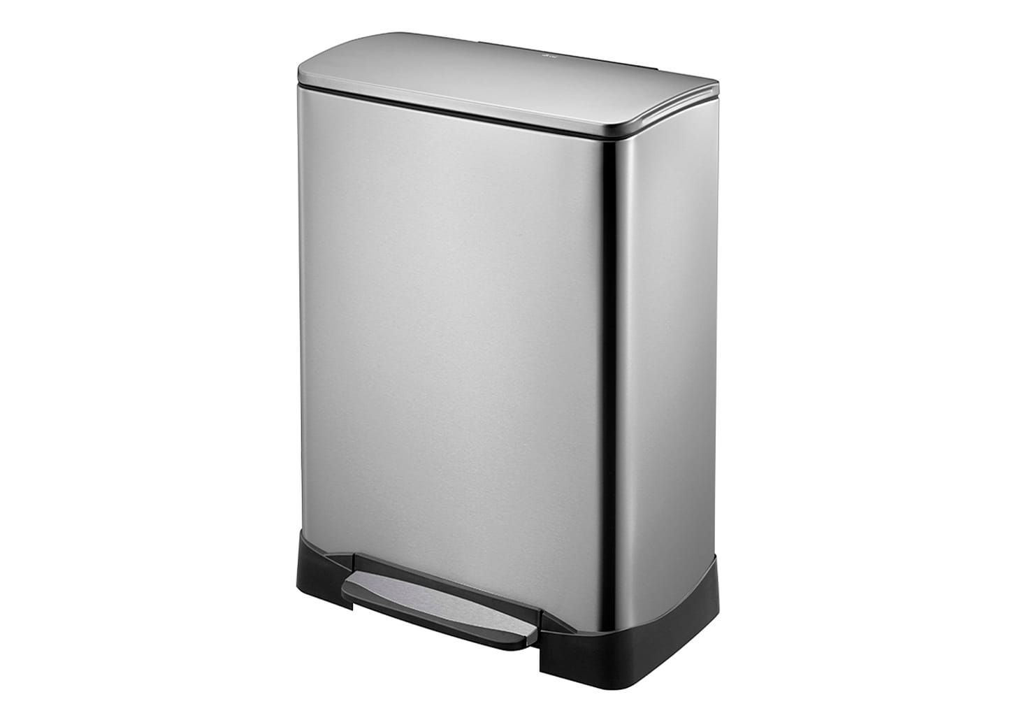 Lixeira Com Pedal De Aço Inox E-cube 50l