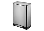 Lixeira Com Pedal De Aço Inox E-cube 50l
