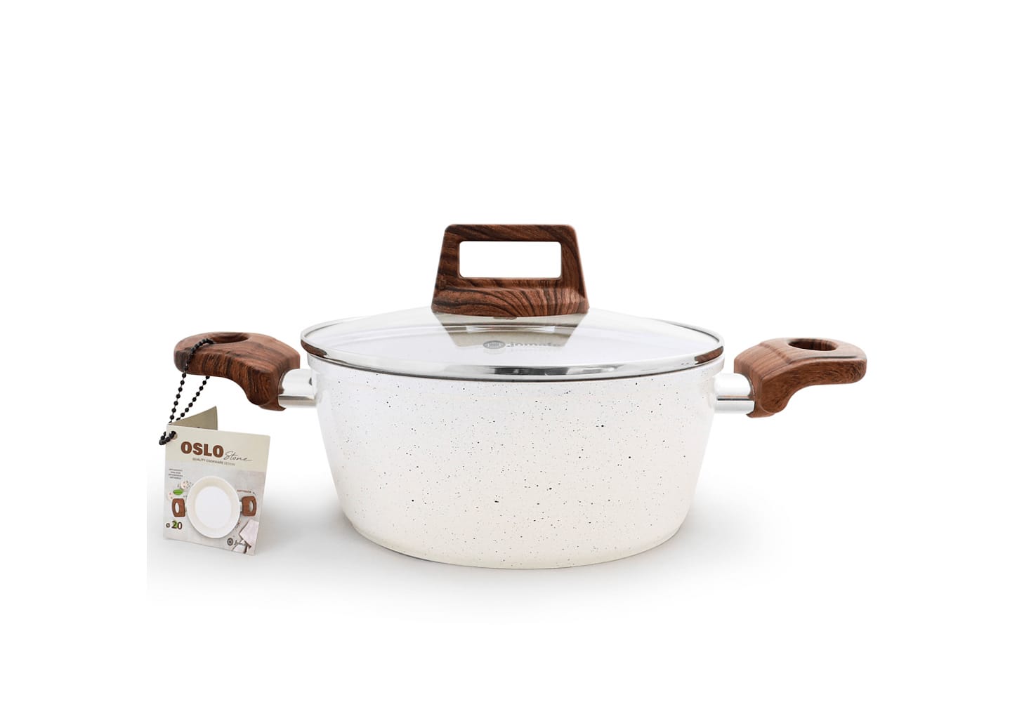 Caçarola Antiaderente Oslo Stone Jomafe 24cm