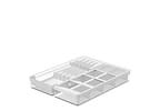 Organizador De Facas E Talheres Ou Clear Branco 37,5x30x5,6cm