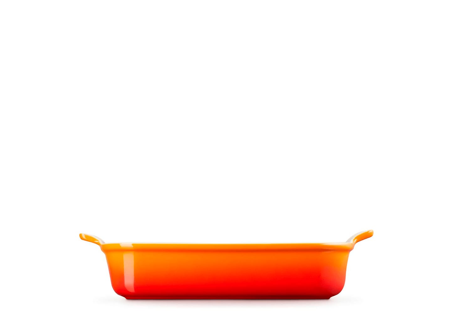 Travessa Refratária De Cerâmica Le Creuset Heritage Laranja 19x15x8cm