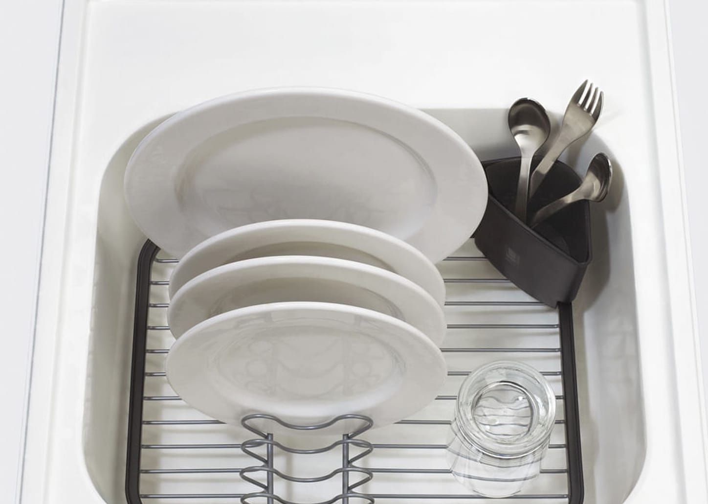 Escorredor De Louça Umbra Preto 35x27cm